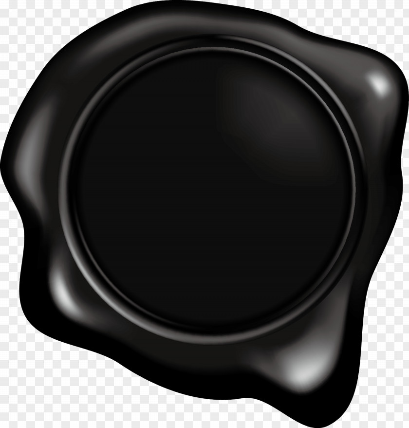 Black Wax Seal Audio Equipment Font PNG