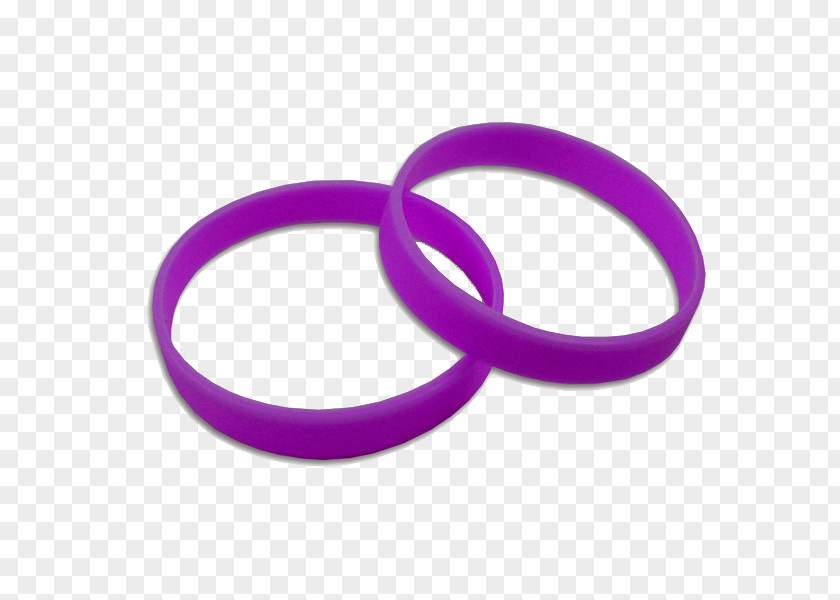 Purple Bracelet Blue Silicon Silica Gel PNG