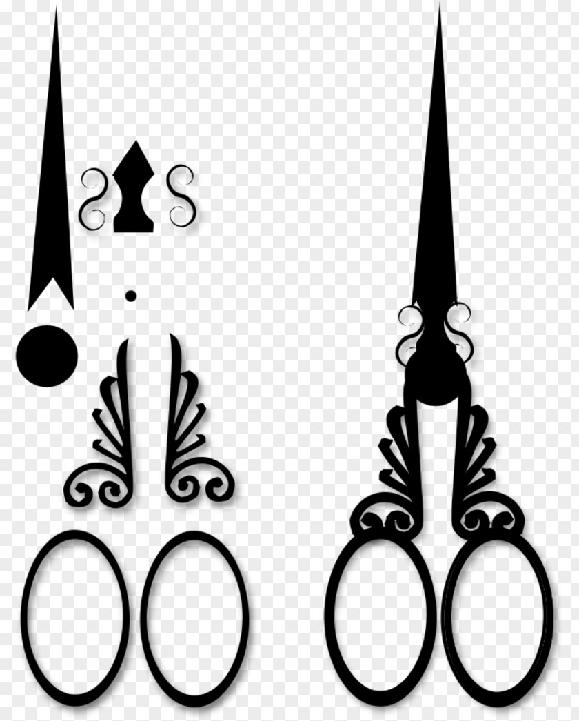 Scissors White Clip Art PNG