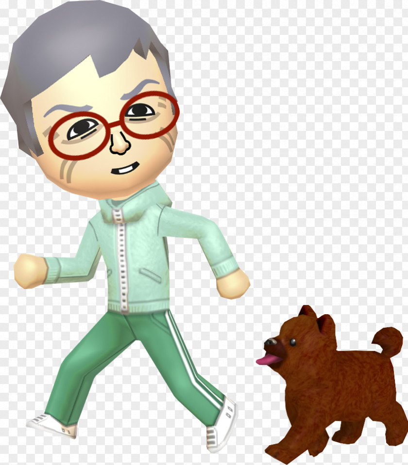 Dog Tomodachi Life Collection Mii Simulation Game PNG