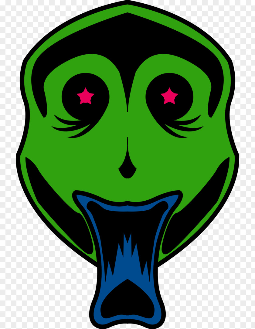 Face Scream Frog Green Cartoon Clip Art PNG