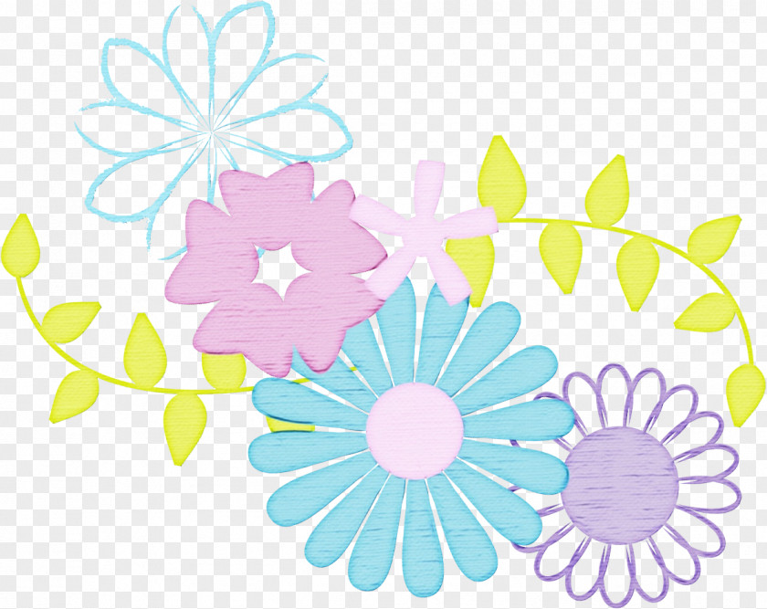 Floral Design Pattern Chrysanthemum Line PNG