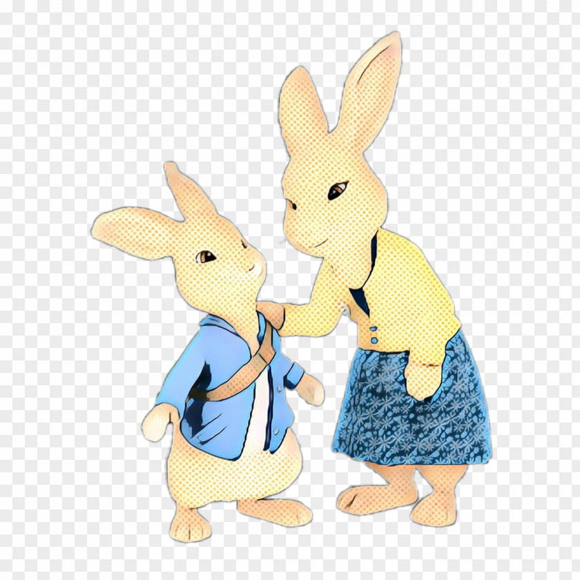 Hare Toy Easter Bunny Background PNG