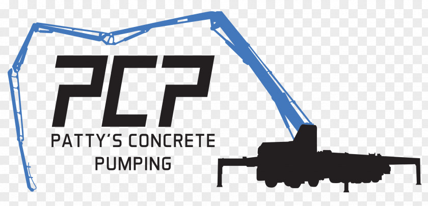 Patty's Concrete Pumping Logo Brand PNG