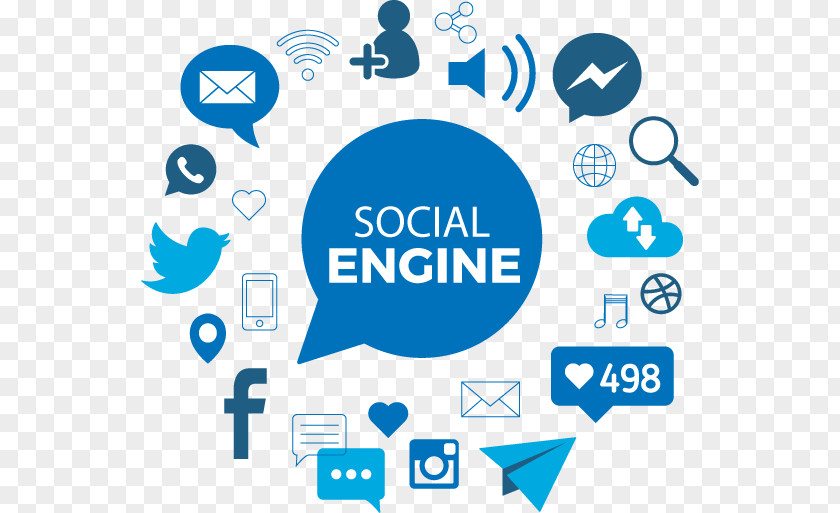 Social Media Marketing Digital Optimization PNG