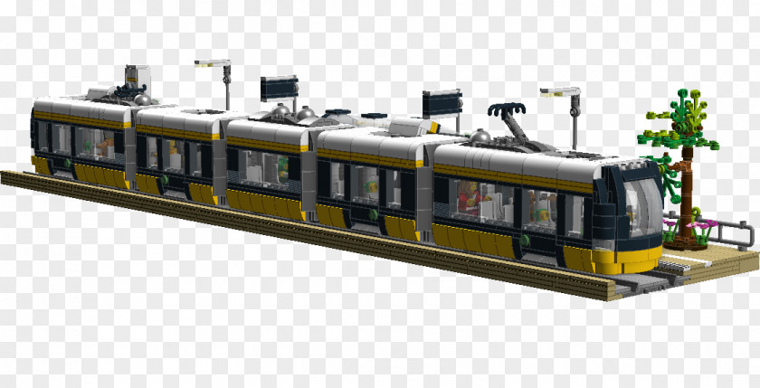 Train Tram Railroad Car Flexity Lego Ideas PNG