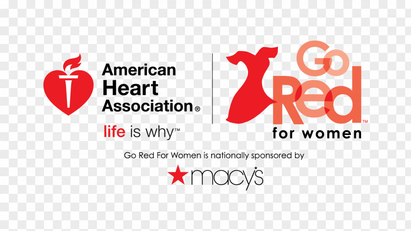 Association Logo Go Red For Women American Heart Cardiovascular Disease National Wear Day PNG