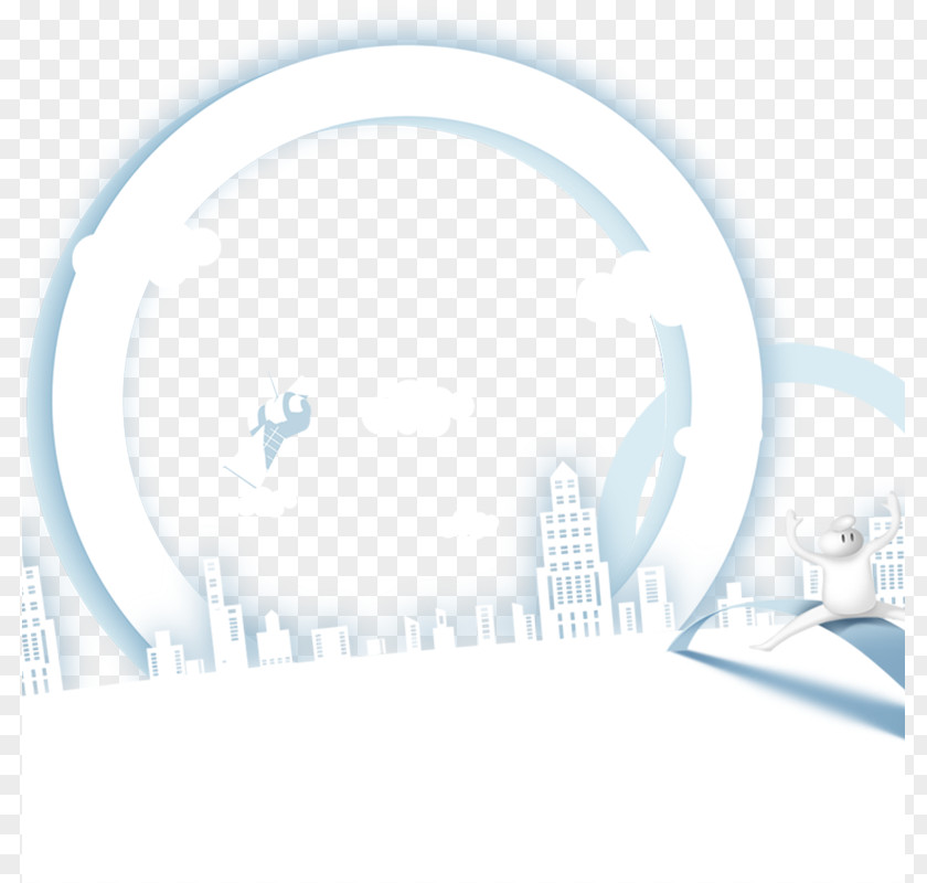 Cartoon City Silhouette Photography Computer File PNG