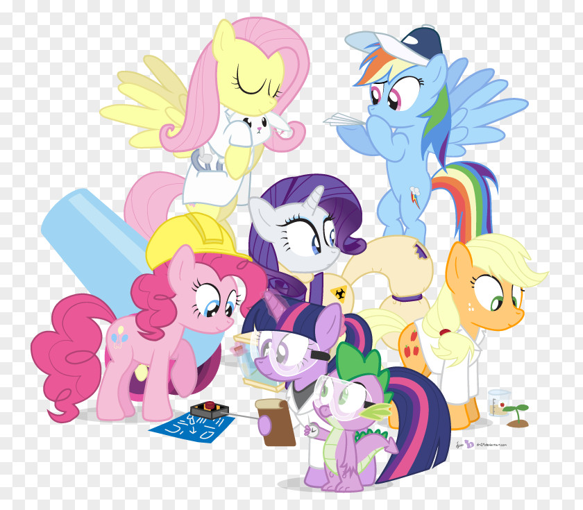 Horse Fluttershy Pinkie Pie Applejack Rarity Rainbow Dash PNG