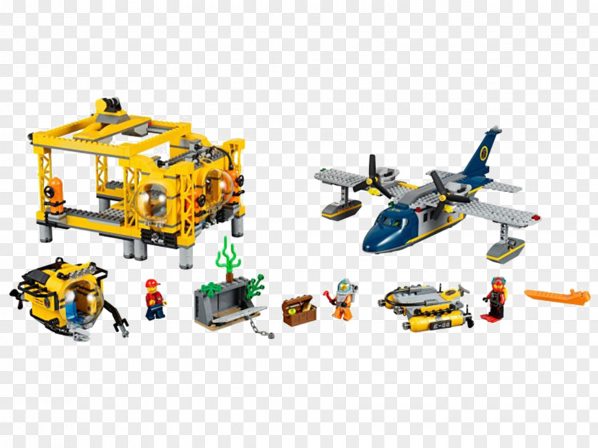 Olive The Deep Sea Explorer LEGO 60096 City Operation Base 60095 Exploration Vessel Toy Lego Store PNG