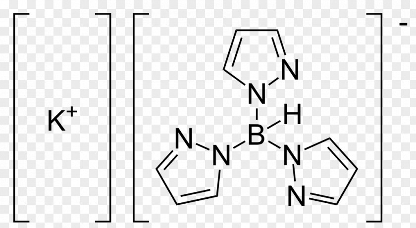 Potassium Trispyrazolylborate Borohydride Coordination Complex Pyrazole PNG