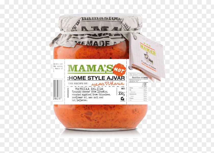 Sunflower Oil Ajvar Aubergines Spread Relish Peppers PNG