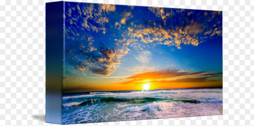 Beach Sunset Painting Desktop Wallpaper Picture Frames Nature Sea PNG