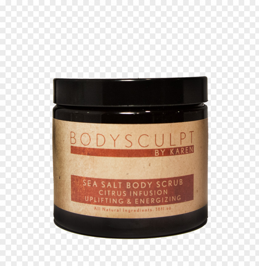 Body Scrub Cream Flavor PNG