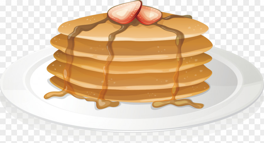 Bread Breakfast Pancake Full Illustration PNG