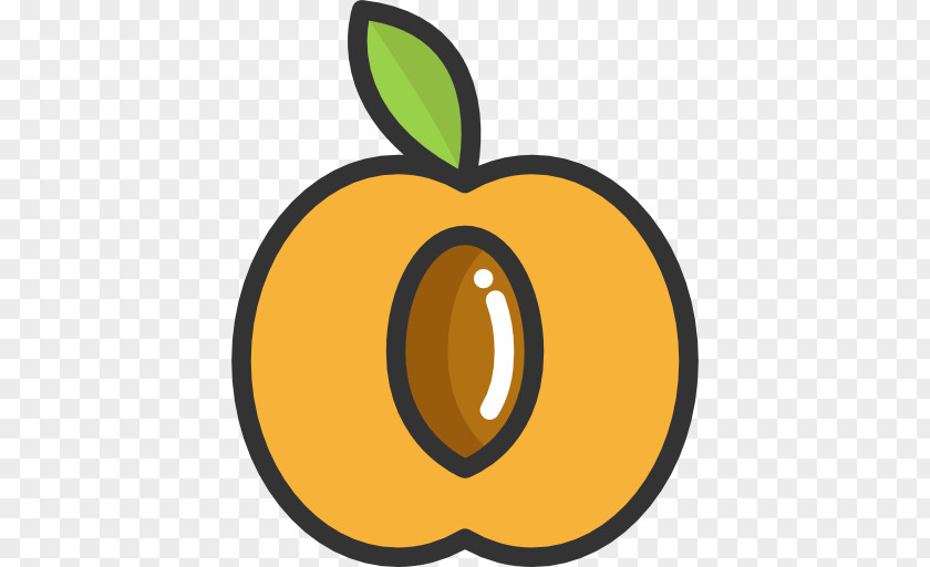 Peach Fruit Vegetarian Cuisine Icon PNG
