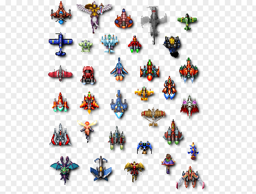 Sprite Giga Wing 2 Generations Shoot 'em Up PNG