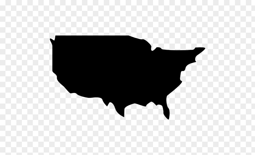 United States Map Silhouette PNG