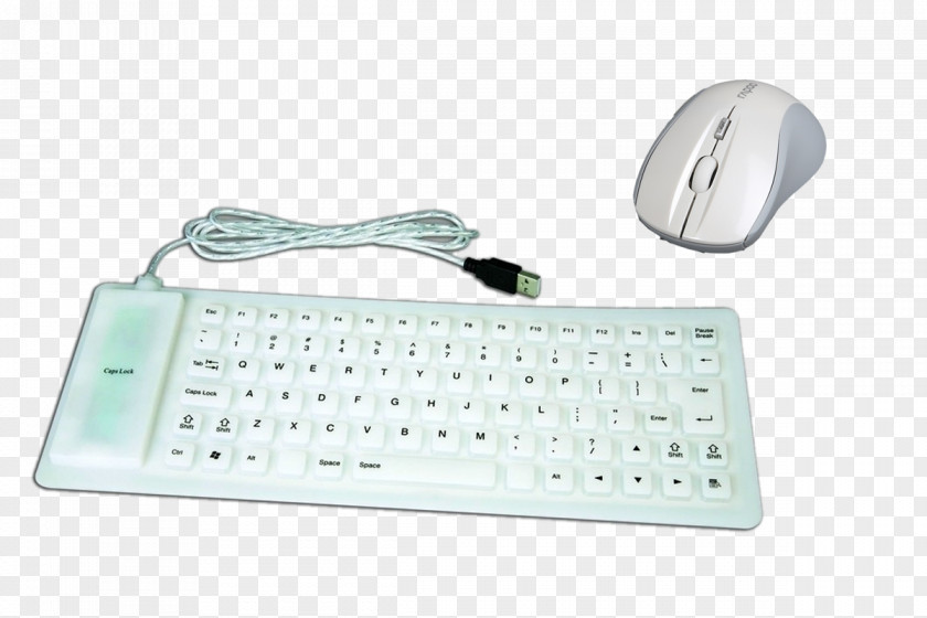 White Keyboard Computer Numeric Keypad Mouse Space Bar PNG