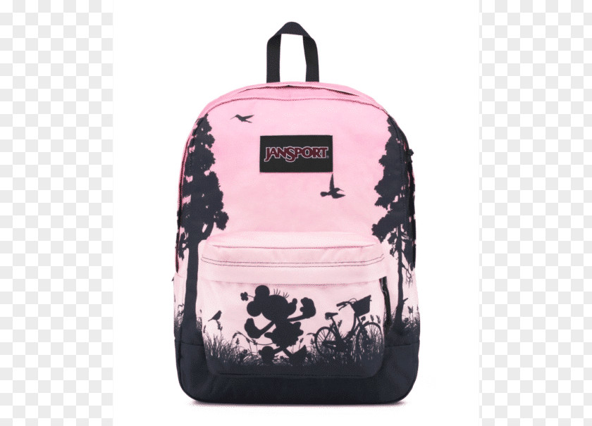Backpack JanSport SuperBreak High Stakes Minnie Mouse PNG