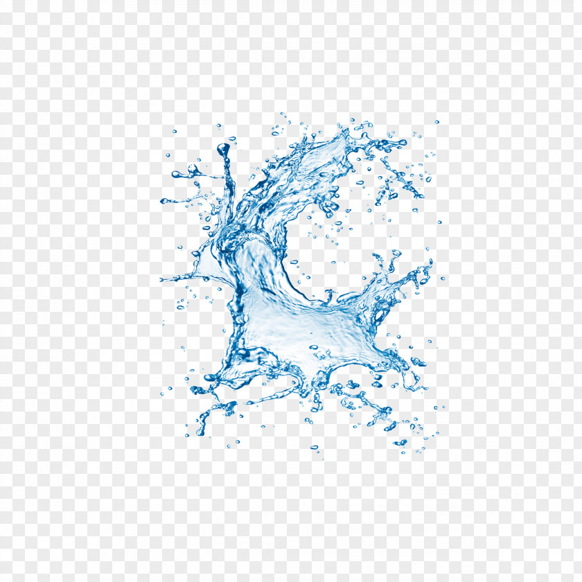 Water Elemental Splash Drop Clip Art PNG