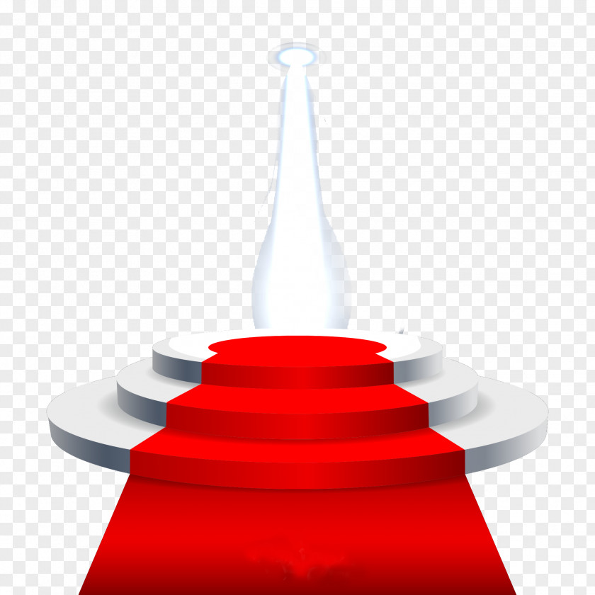 Red Carpet Stage Light PNG