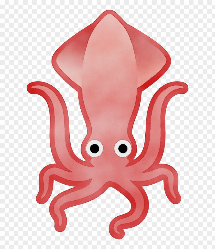 Squid Seafood Octopus Giant Pacific Pink PNG