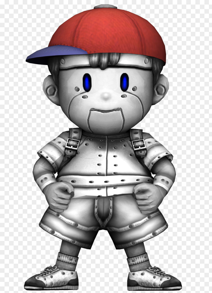 Textured EarthBound Mother Ness Super Smash Bros. Brawl Robot PNG