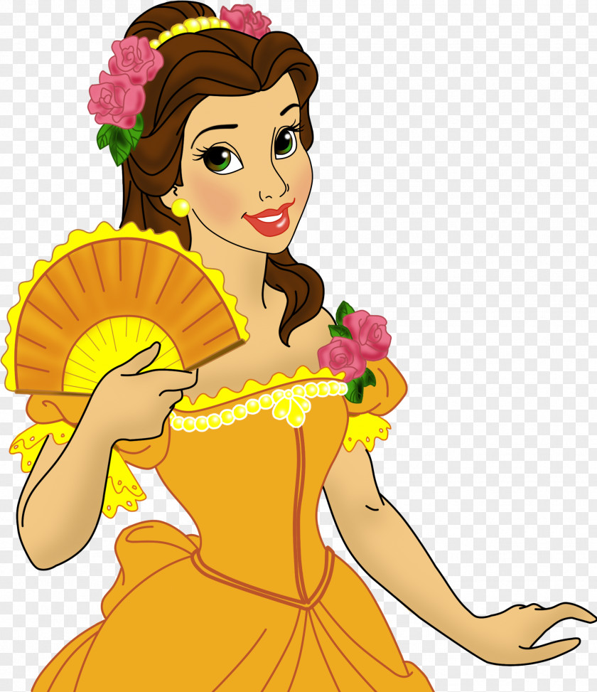 Beauty And The Beast Belle T-shirt Clip Art PNG