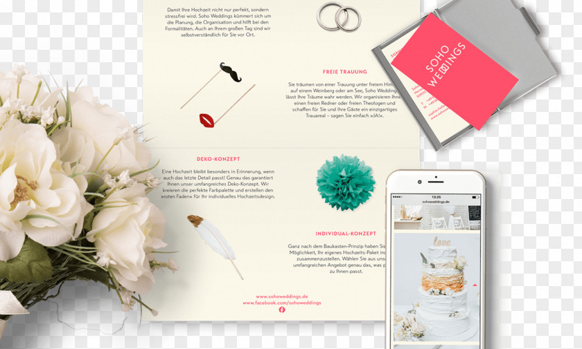 Design Corporate Brochure Wedding Template PNG