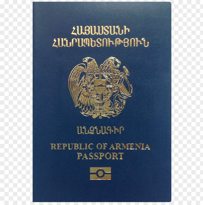 Blue Passport Armenian Nagorno-Karabakh Republic Travel Visa PNG