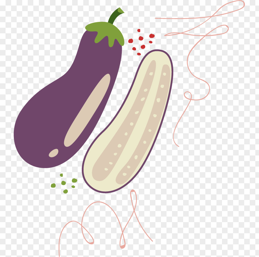 Eggplant Vector Material Clip Art PNG