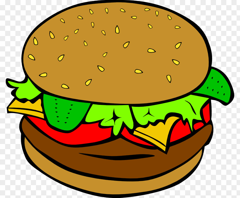 Printable Out To Lunch Sign Hamburger Hot Dog Junk Food Take-out Fast PNG