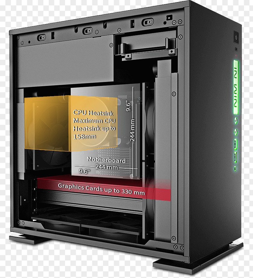 Computer Cases & Housings In Win Development MicroATX Personal PNG