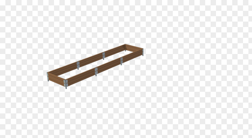 Raised Bed Furniture Line Angle PNG