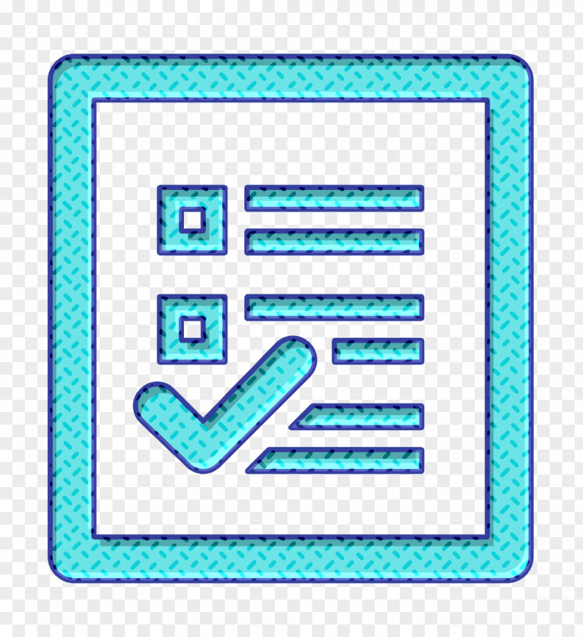 Rectangle Technology Check Icon Reminder To Do PNG