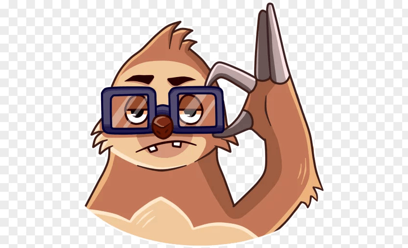 Sloth Drawing Clip Art Sticker Telegram PNG