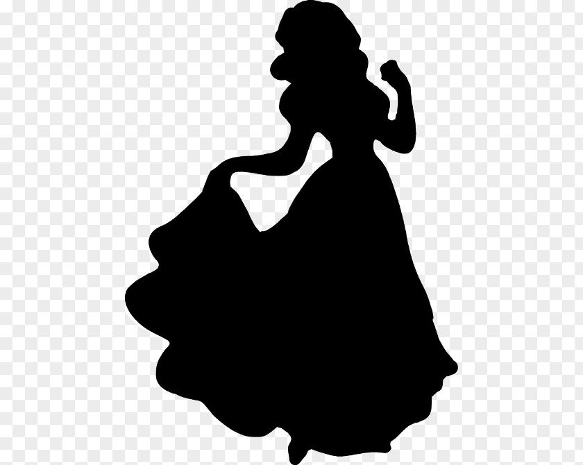 Snow White Cinderella Tiana Disney Princess Silhouette PNG