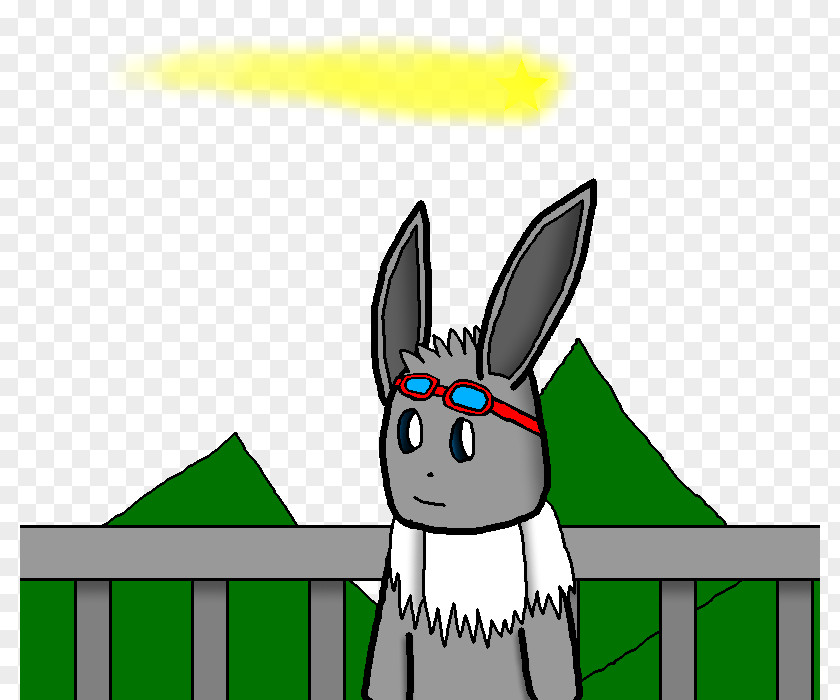 Comet Easter Bunny Hare Horse PNG