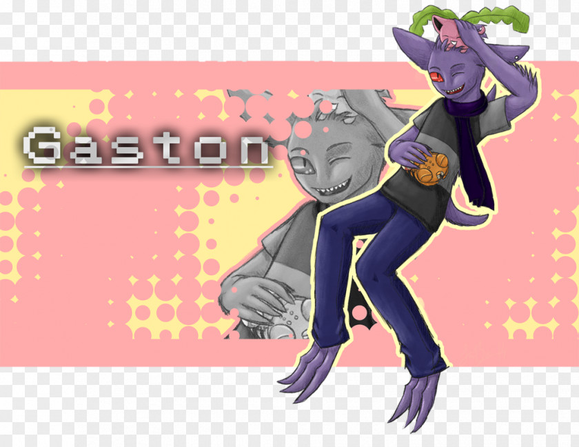 Gaston Cartoon Human Behavior Pink M Character PNG