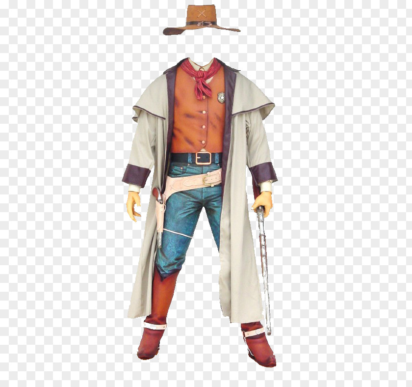 Km American Frontier Cowboy Bounty Hunter Western PNG