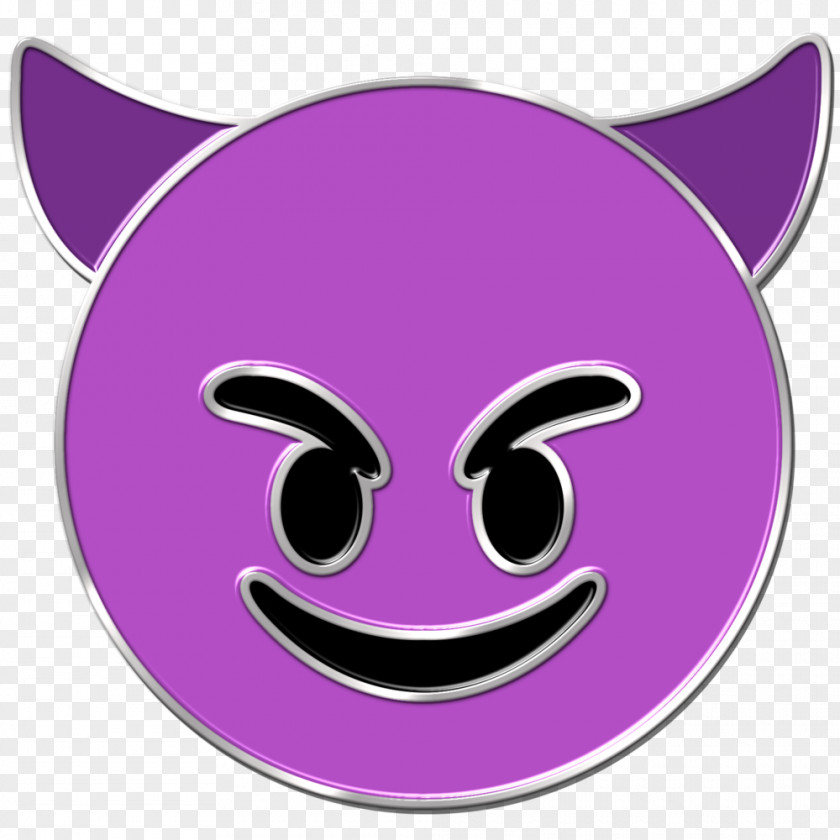 Smiley Devil Emoji Demon PNG Image - PNGHERO