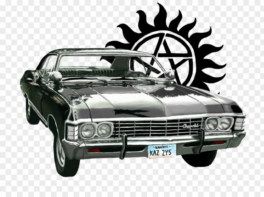 Supernatural Chevrolet Impala Dean Winchester Sam Clip Art PNG