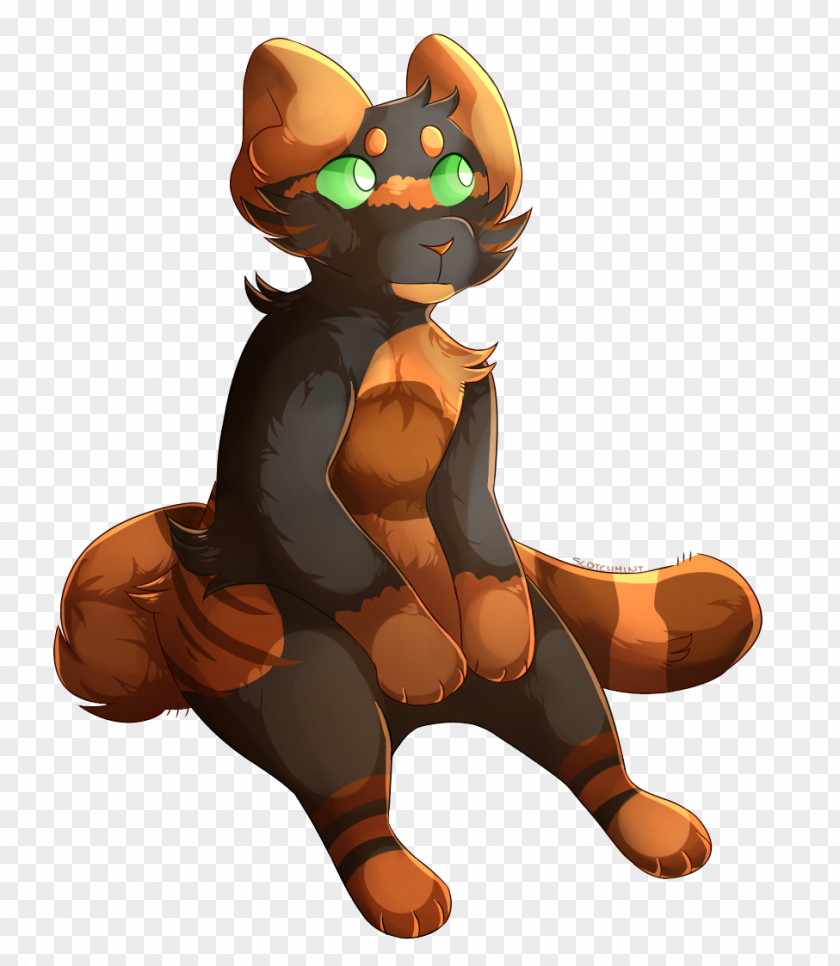 Cat Big Character Cartoon Tail PNG