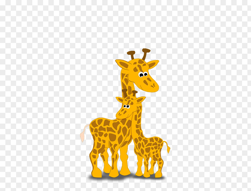 Giraffe Animal Print Mothers Day Poster Cartoon PNG