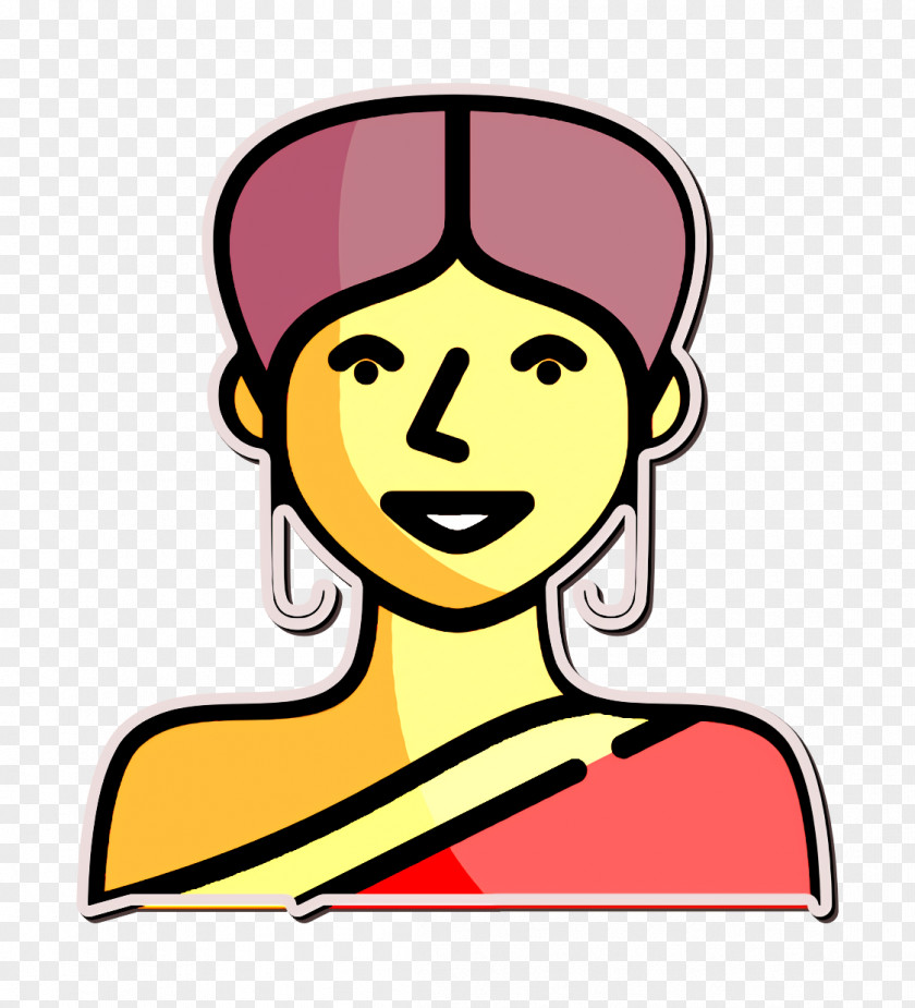 India Icon Woman Indian PNG
