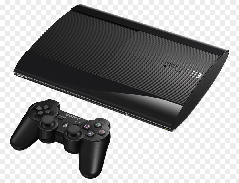 PlayStation 2 Sony 3 Super Slim Black PNG