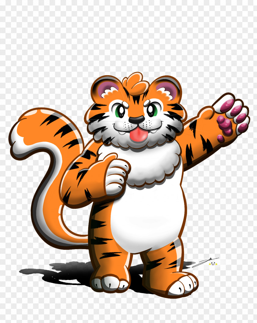 Tiger Cat Art Illustration Mascot PNG