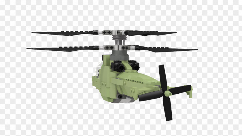 Helicopter Rotor Aircraft Coaxial Rotors Contra-rotating PNG