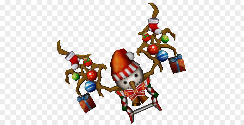 Reindeer Christmas Ornament Character Fiction Clip Art PNG